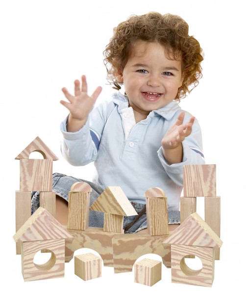 Woodibrick, die holzähnlichen Bauklötze