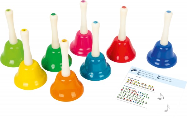 Acht Handglocken - Spiel-Set bei ARIADNE