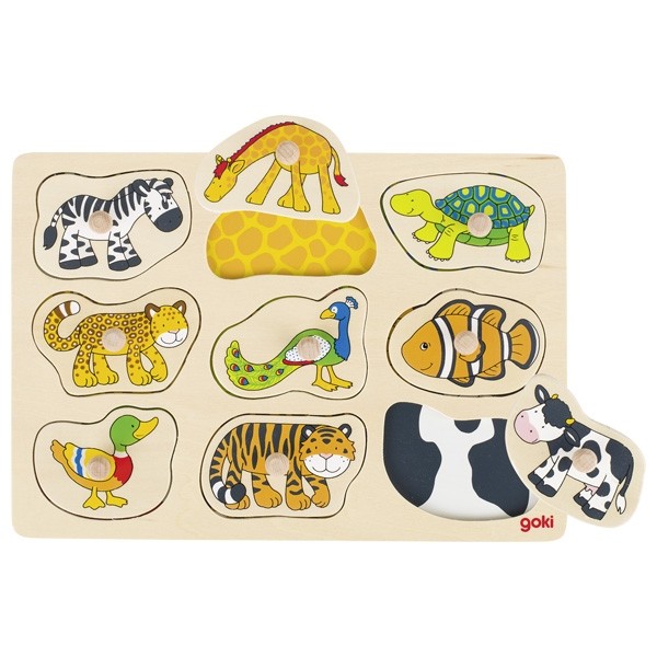 Schau-genau-Puzzle: Tiere und Tier-Details