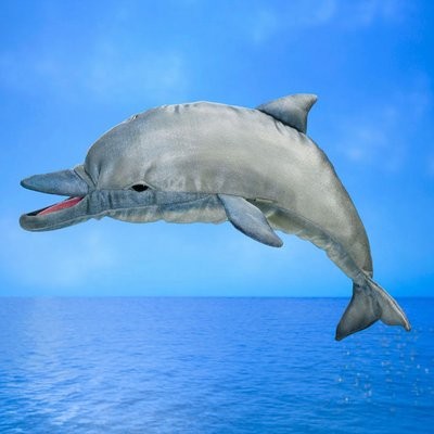 Tönender Delfin Folkmanis Handpuppe bei ARIADNE