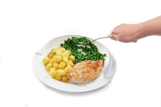 Tellerranderhöhung weiß