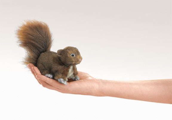Mini-Eichhörnchen braun