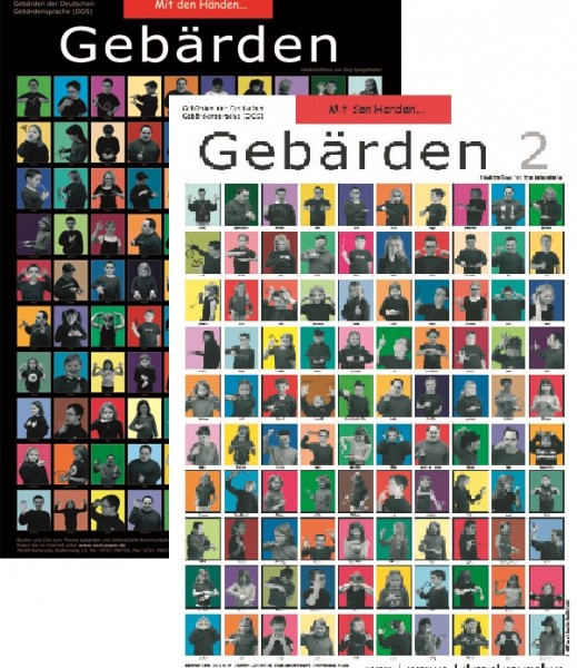 Gebärdenposter A2